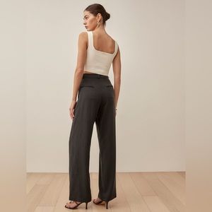 Reformation Mason Pant Petite in Black Size 4P